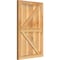 Ekena Millwork Framed Board-n-Batten Shutters w/Z-Bar, Rough Sawn Western Red Cedar, 21 1/2W x 34H, PR RBF06Z21X034RWR - alternate 3